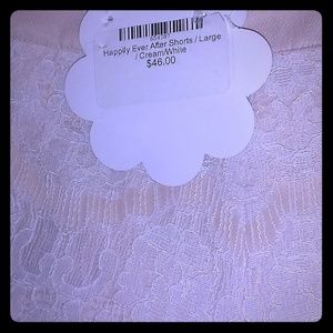 Endless Rose Lace Shorts/Large